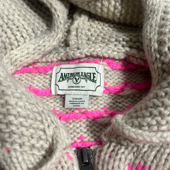 NEW American eagle elk zip up hoodie small - Picture 5 of 7